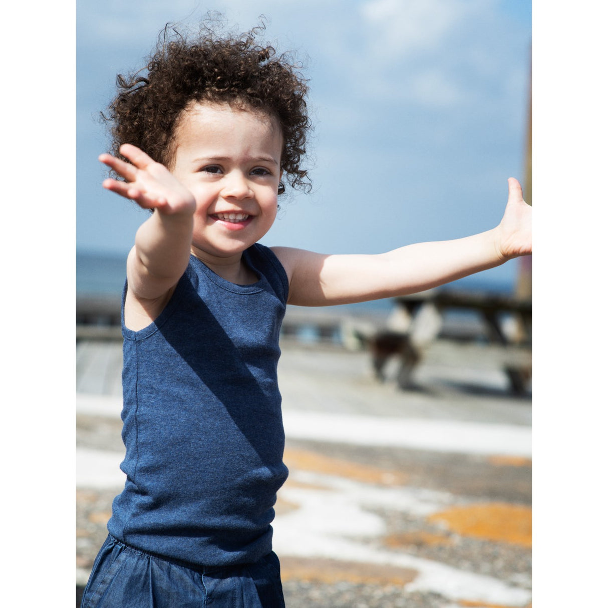Serendipity Navy Tank Top