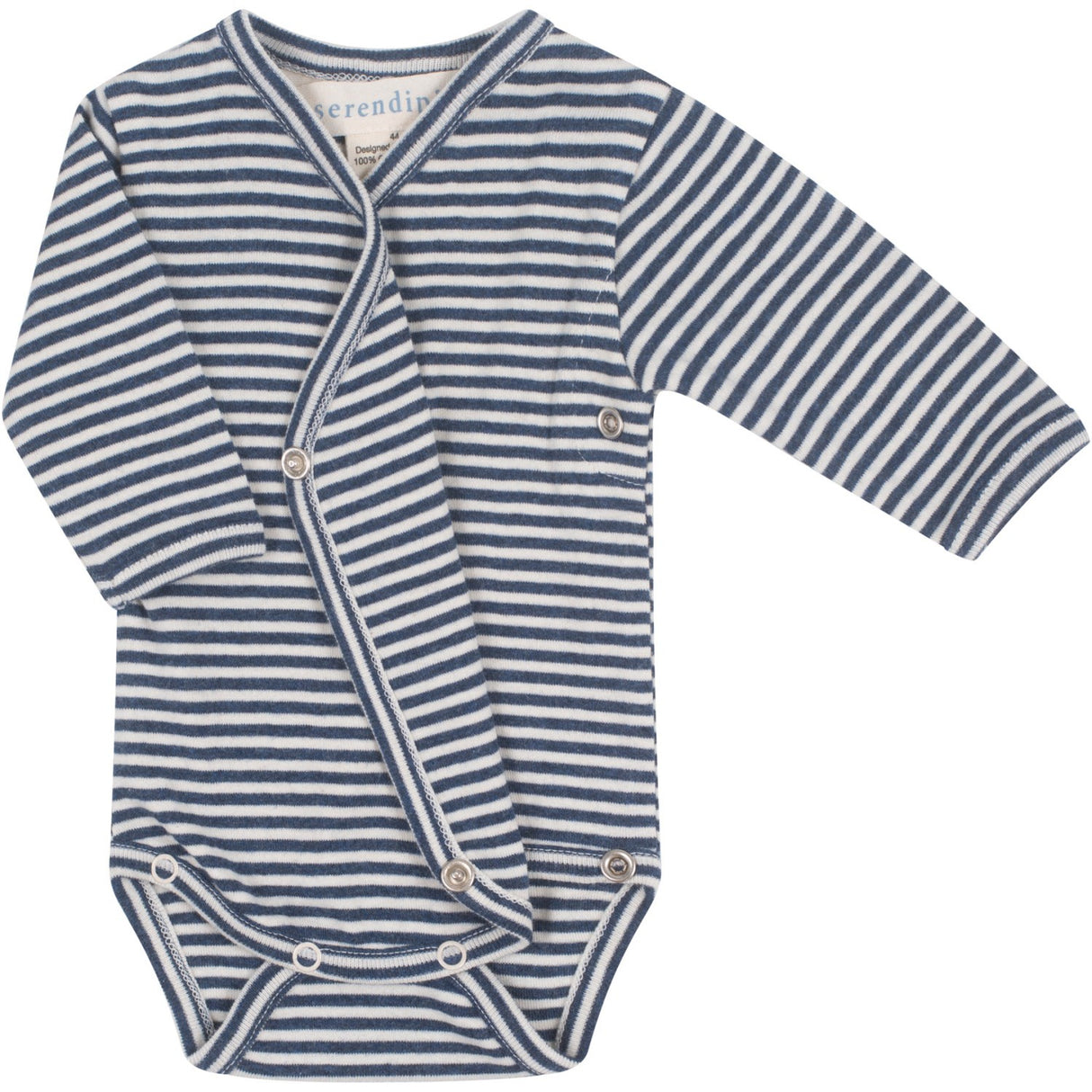 Serendipity Navy/Offwhite Newborn Slå-om Body