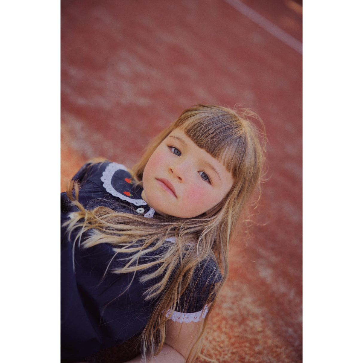 Flöss New Navy Aja Kjole