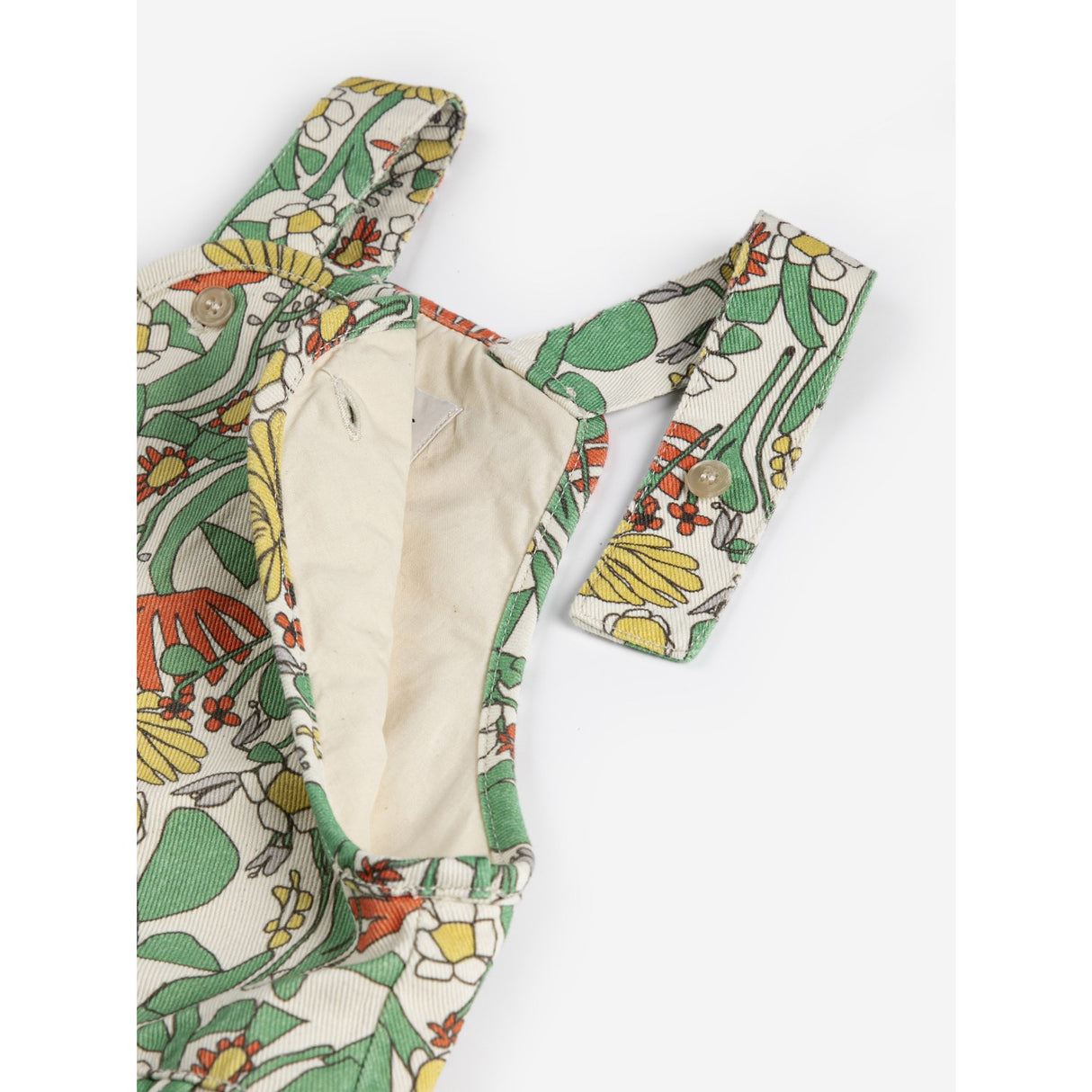 Bobo Choses Offwhite Farve Herbalist All Over Woven Dungaree