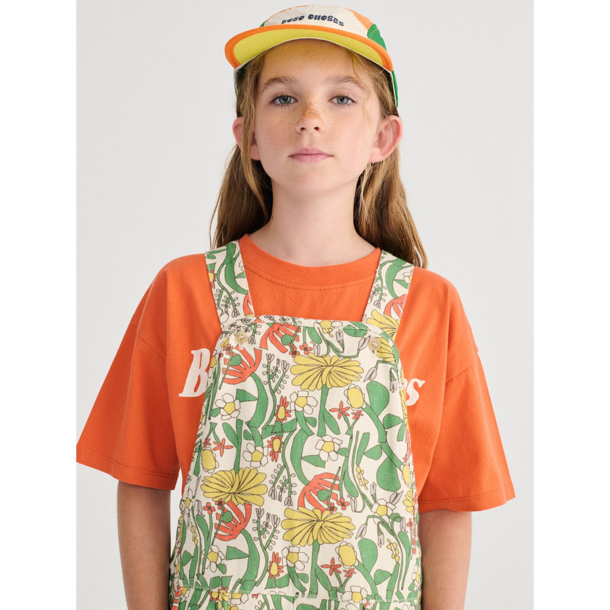 Bobo Choses Offwhite Farve Herbalist All Over Woven Dungaree