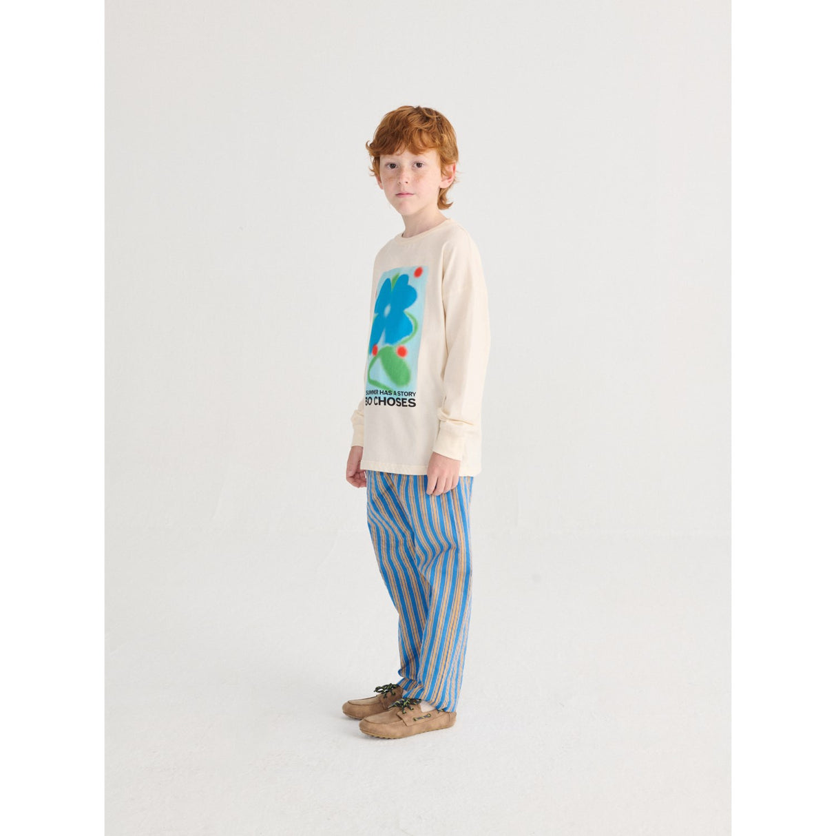 Bobo Choses Navy Blue New Hairline Woven Bukser