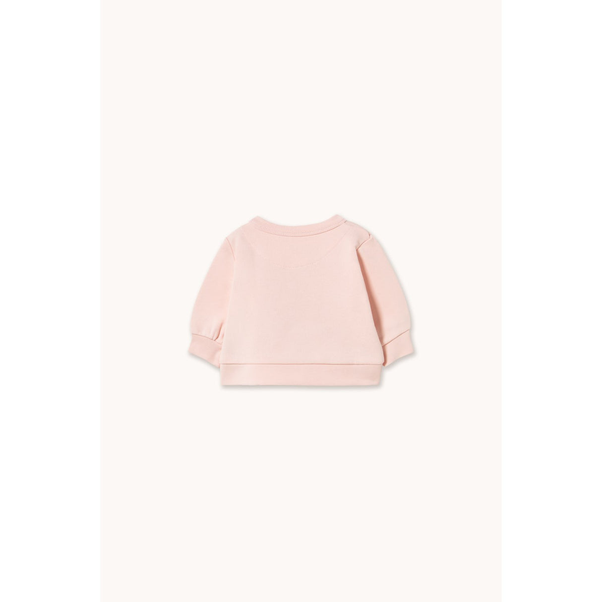 TinyCottons Pastel Pink Red Dog Baby Sweatshirt