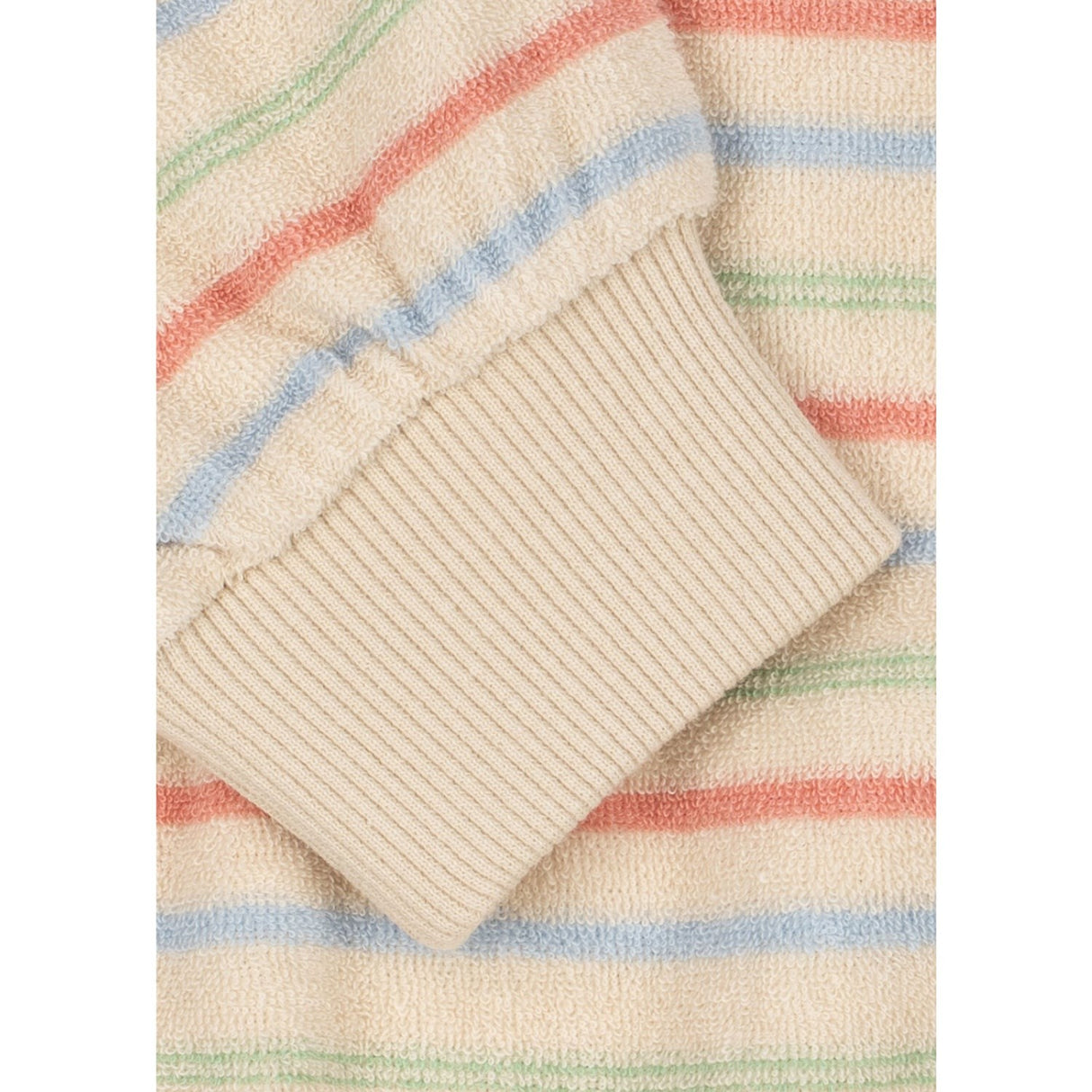 Konges Sløjd Confetti Stripe Itty Rib Sweatshirt Gots