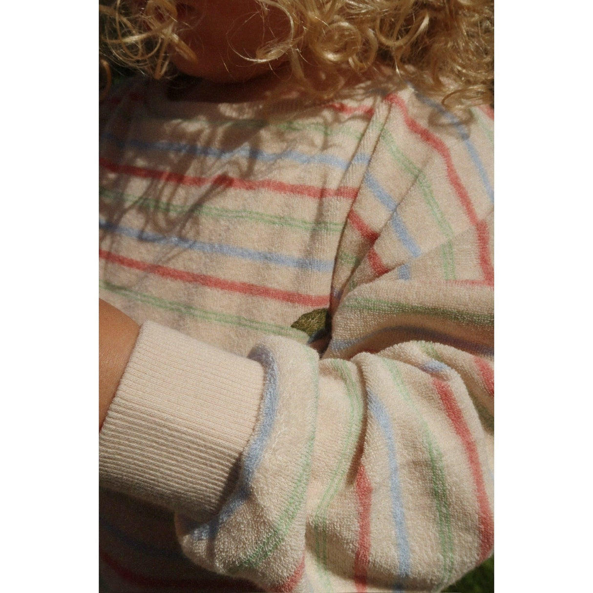 Konges Sløjd Confetti Stripe Itty Rib Sweatshirt Gots