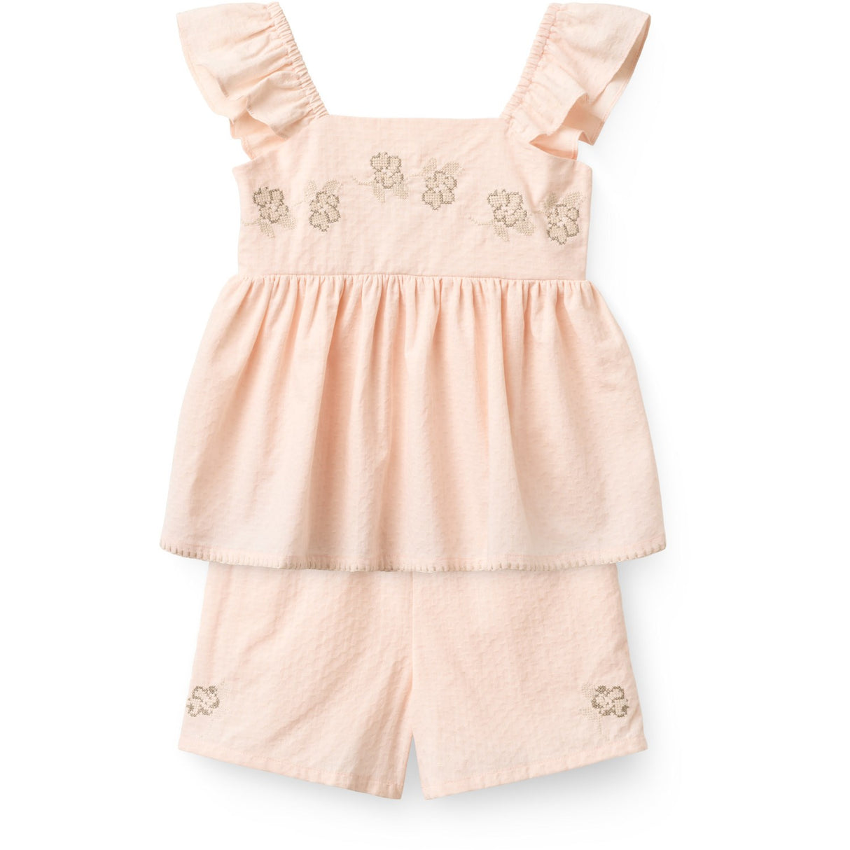 COPENHAGEN COLORS Dusty Rose Comb. Summer Sæt W. Emb.