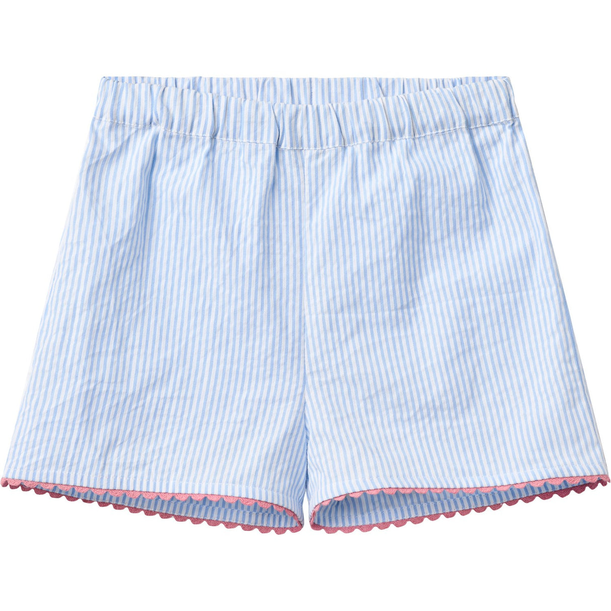 COPENHAGEN COLORS Sky Blue W Cream Stripe Seersucker Deco Sæt