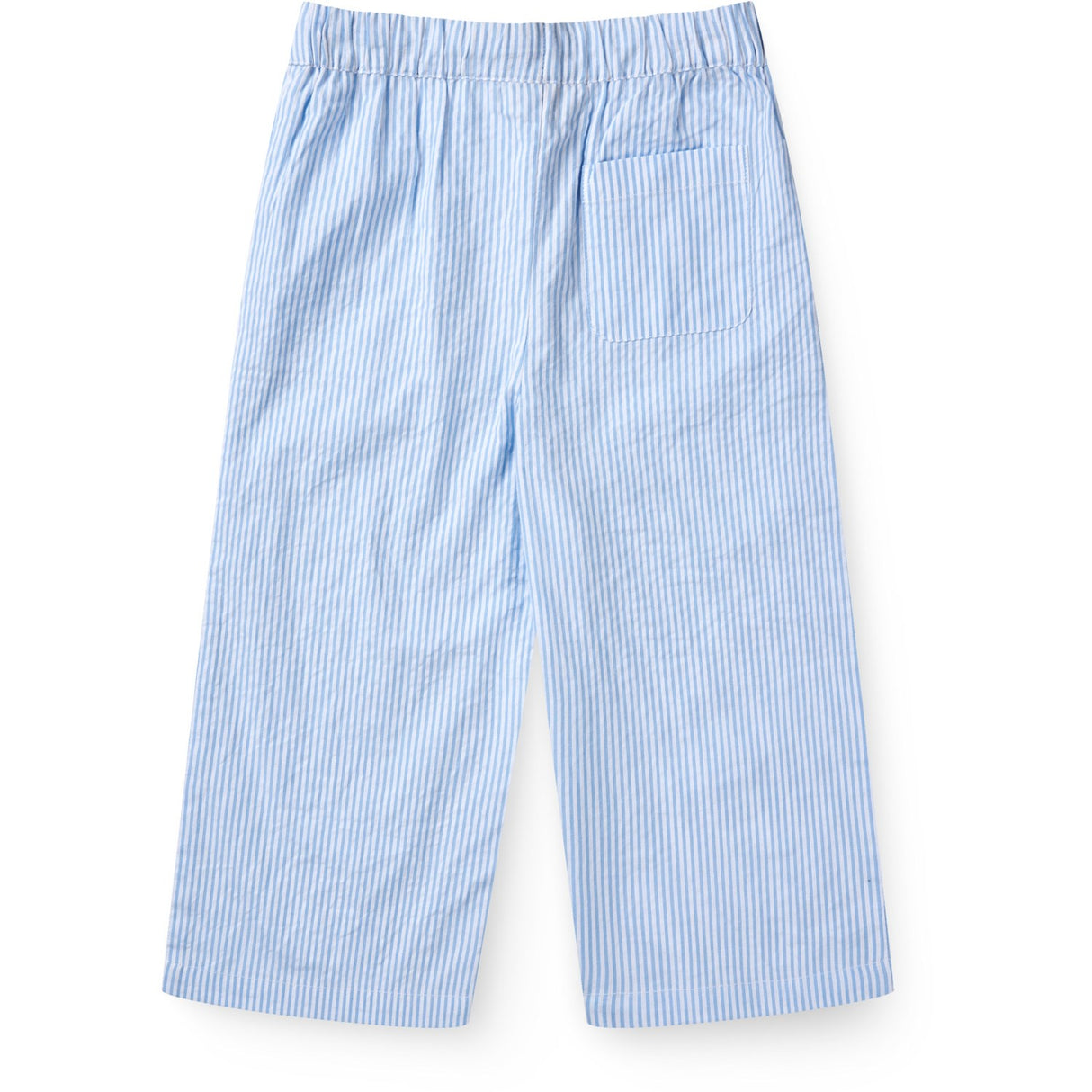 COPENHAGEN COLORS Sky Blue W Cream Stripe Seersucker Pajama Bukser