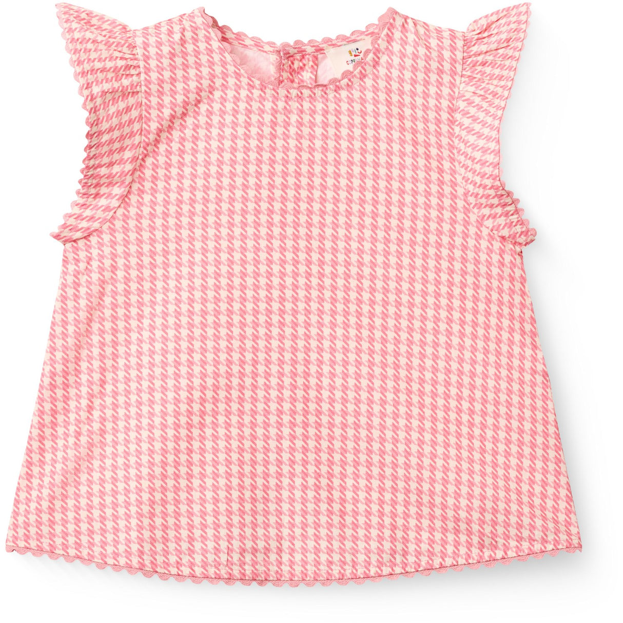 COPENHAGEN COLORS Pink Houndstooth Mini Houndstooth Deco Sæt