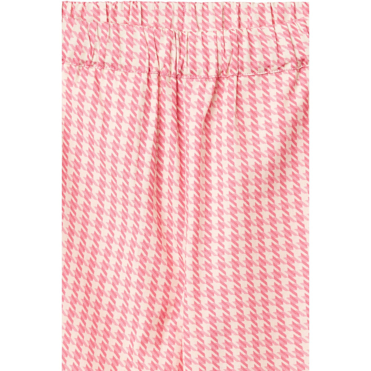 COPENHAGEN COLORS Pink Houndstooth Mini Houndstooth Bukser