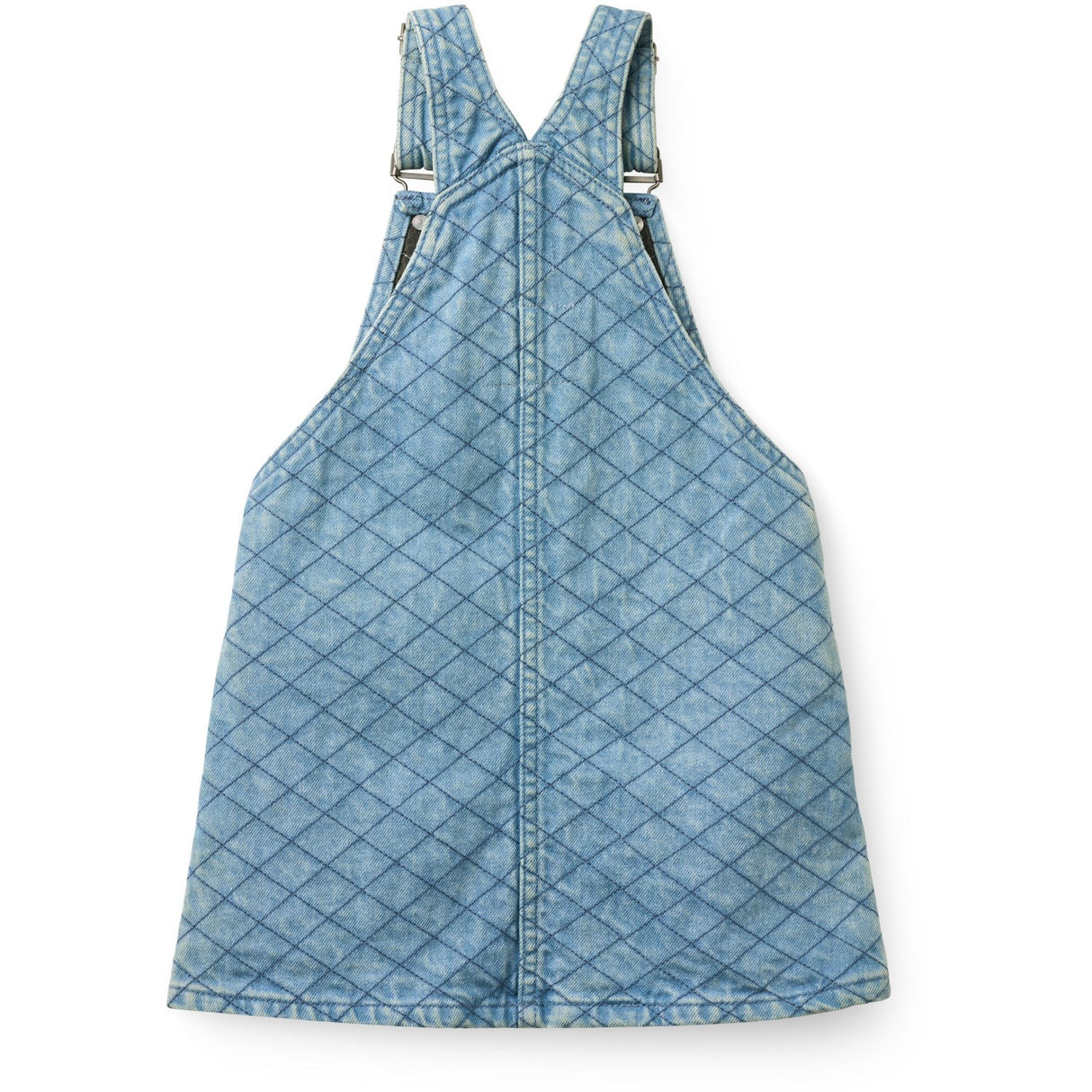 COPENHAGEN COLORS Lt. Washed Blue Quilt Organic Quiltet Denim Spencer Kjole