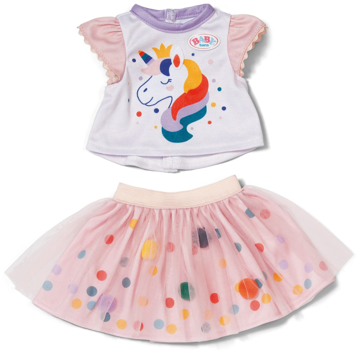 BABY Born Tutu Kjole Unicorn 43cm