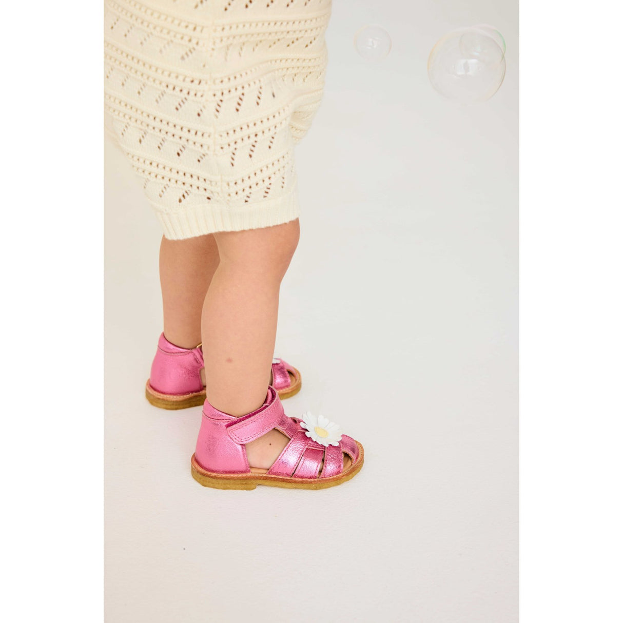 Bisgaard Pink Metallic Kaia Sandal