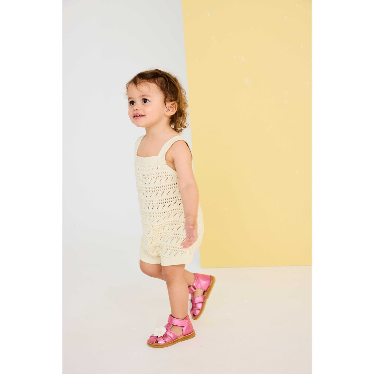 Bisgaard Pink Metallic Kaia Sandal