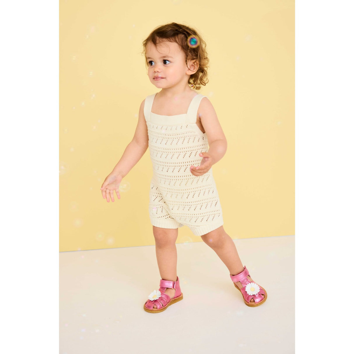 Bisgaard Pink Metallic Kaia Sandal