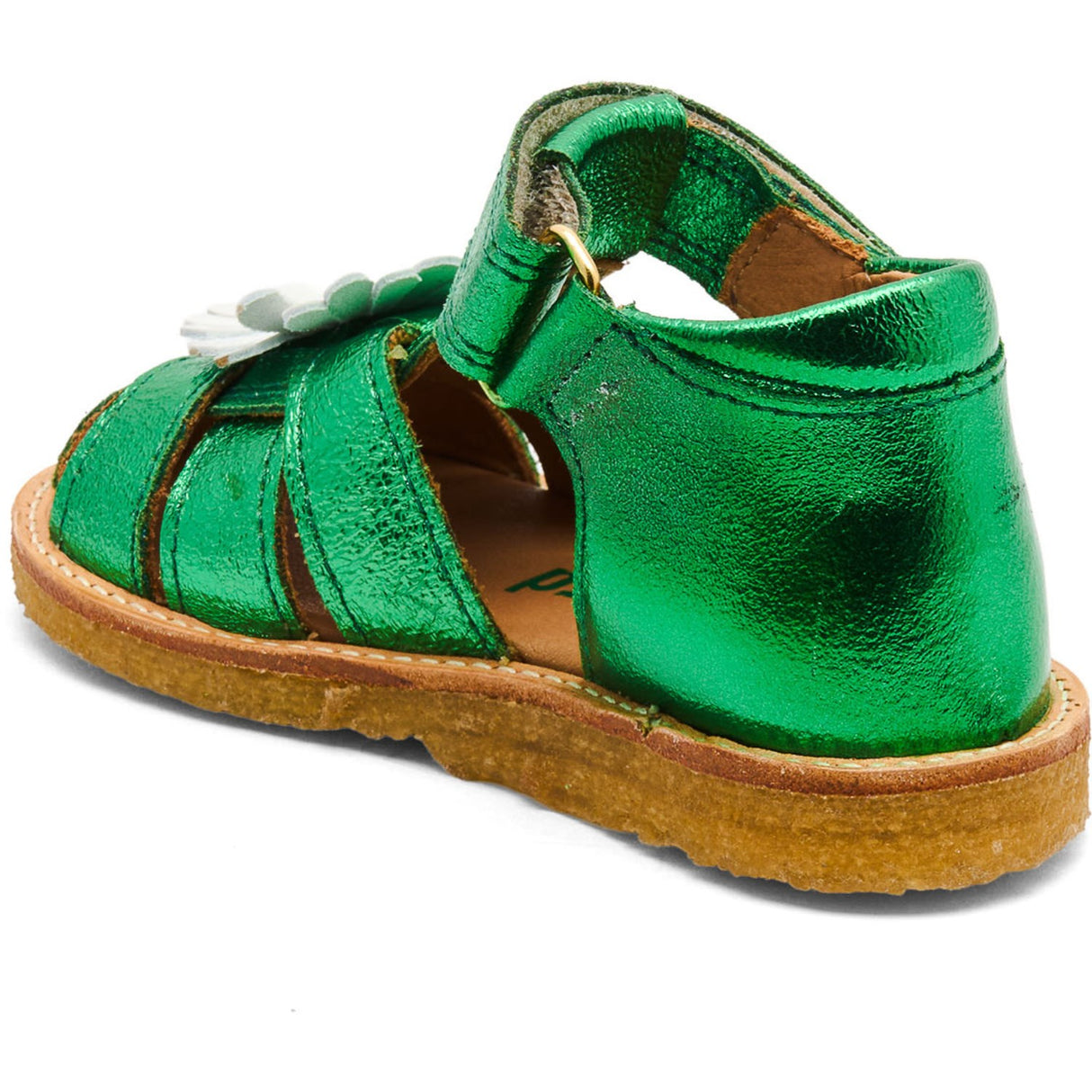 Bisgaard Green Metallic Kaia Sandal