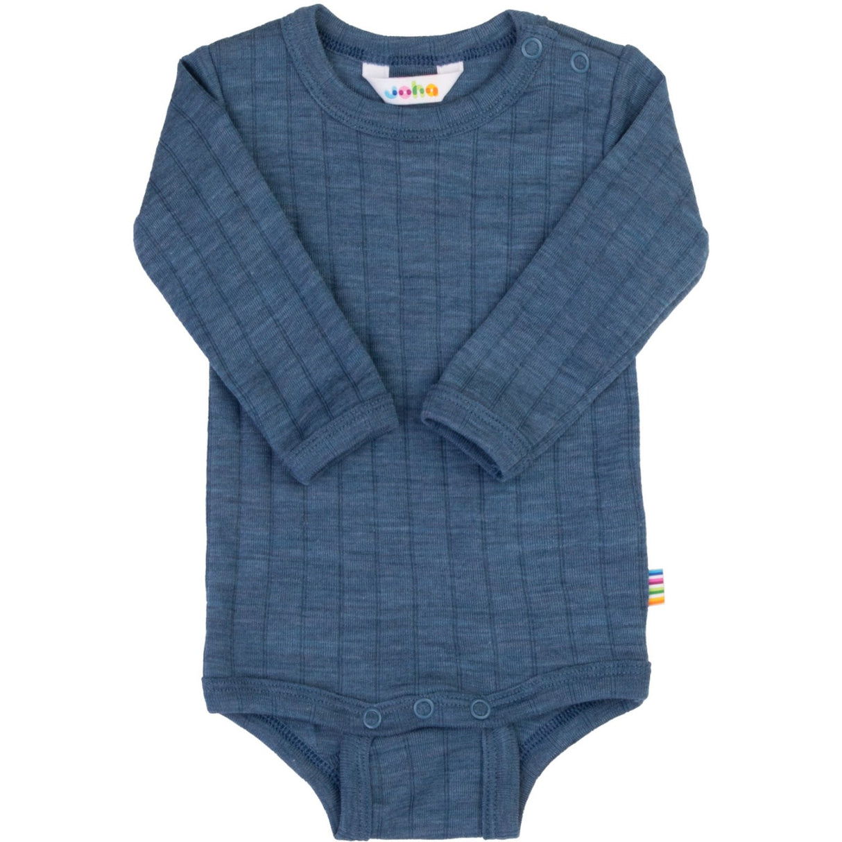 Joha Blue Melange Body M. Lange Ærmer