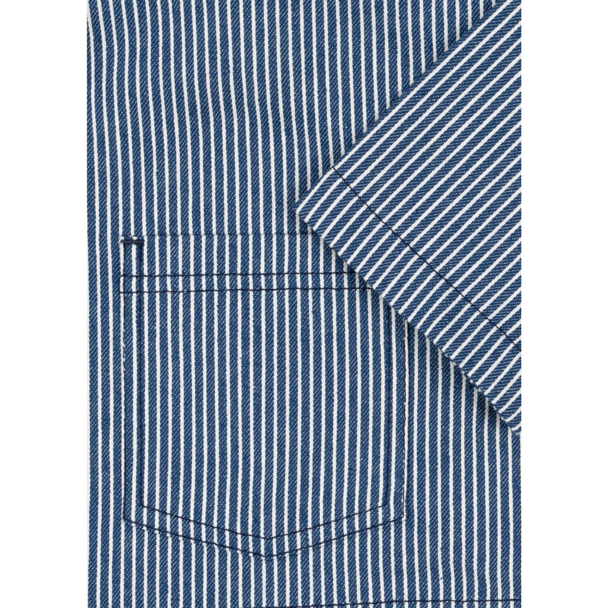 Konges Sløjd Blue Stripe Luc Skjorte Jakke Gots