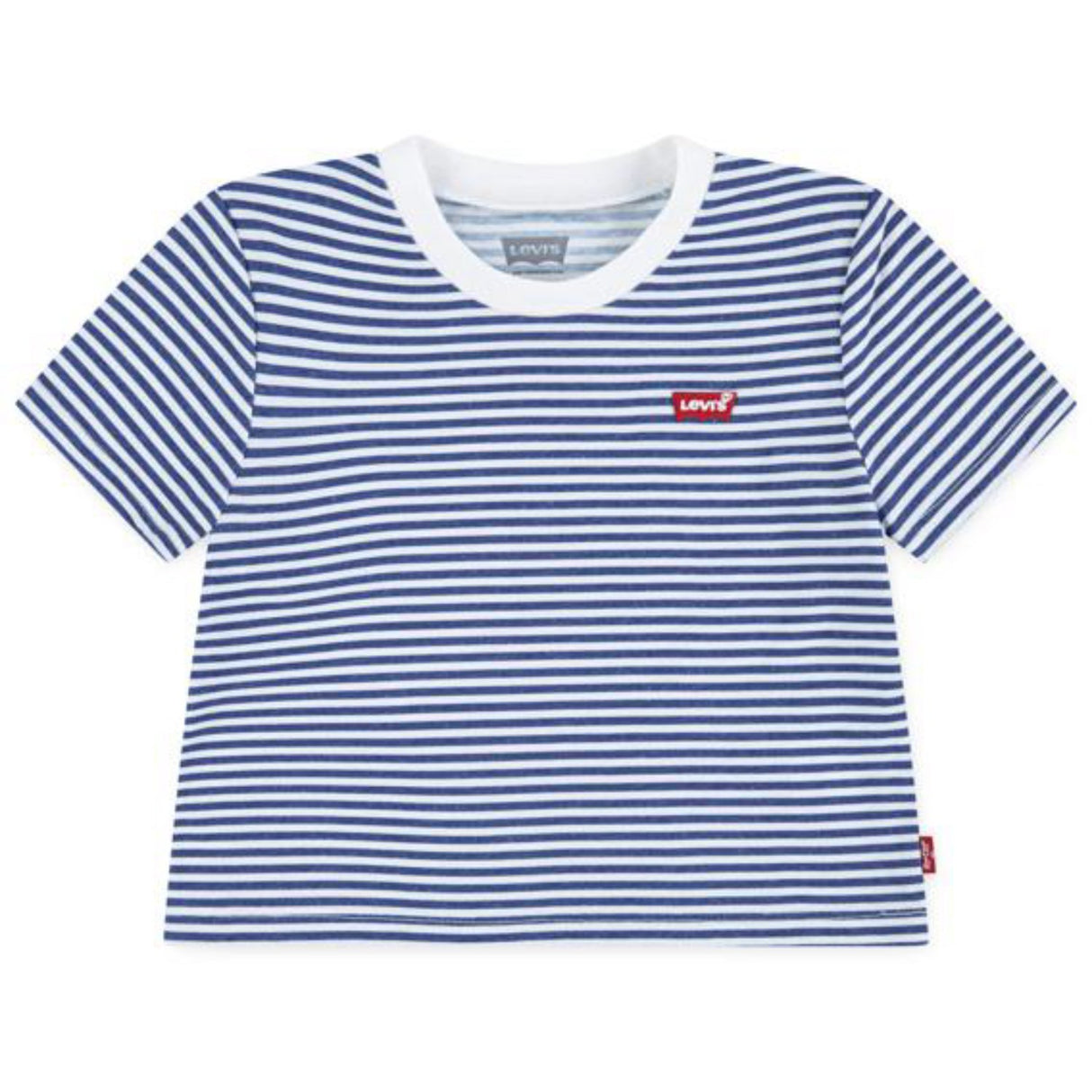 Levi's True Navy Lvn Striped Mini Batwing T-Shirt