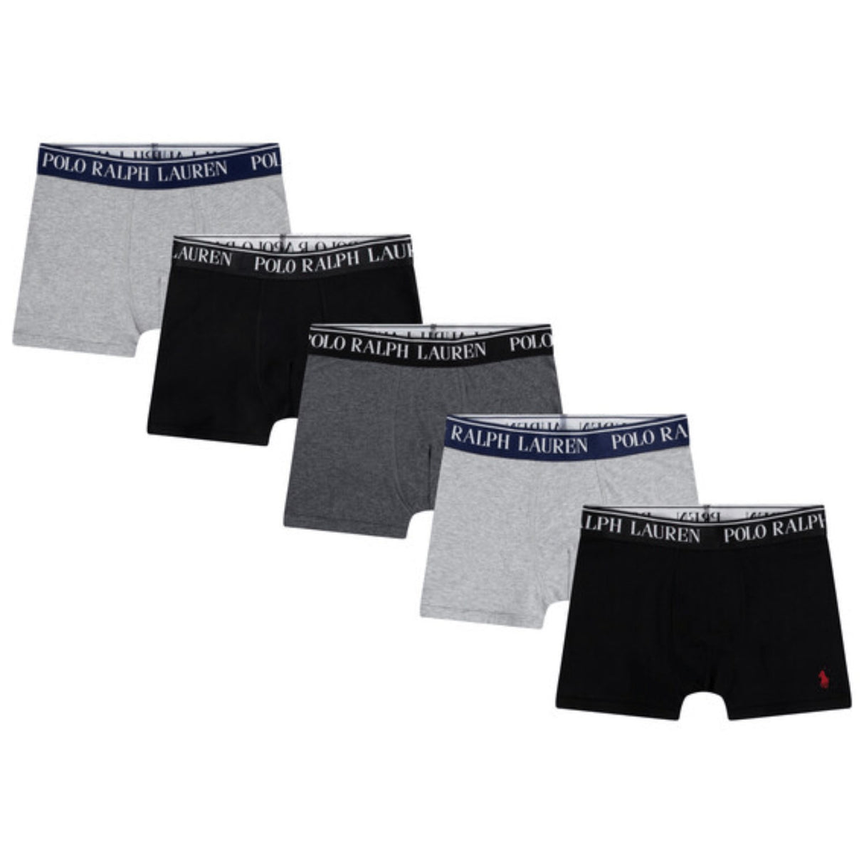 Polo Ralph Lauren Andover Heather Bomuld Stretch 5Pk Boxer