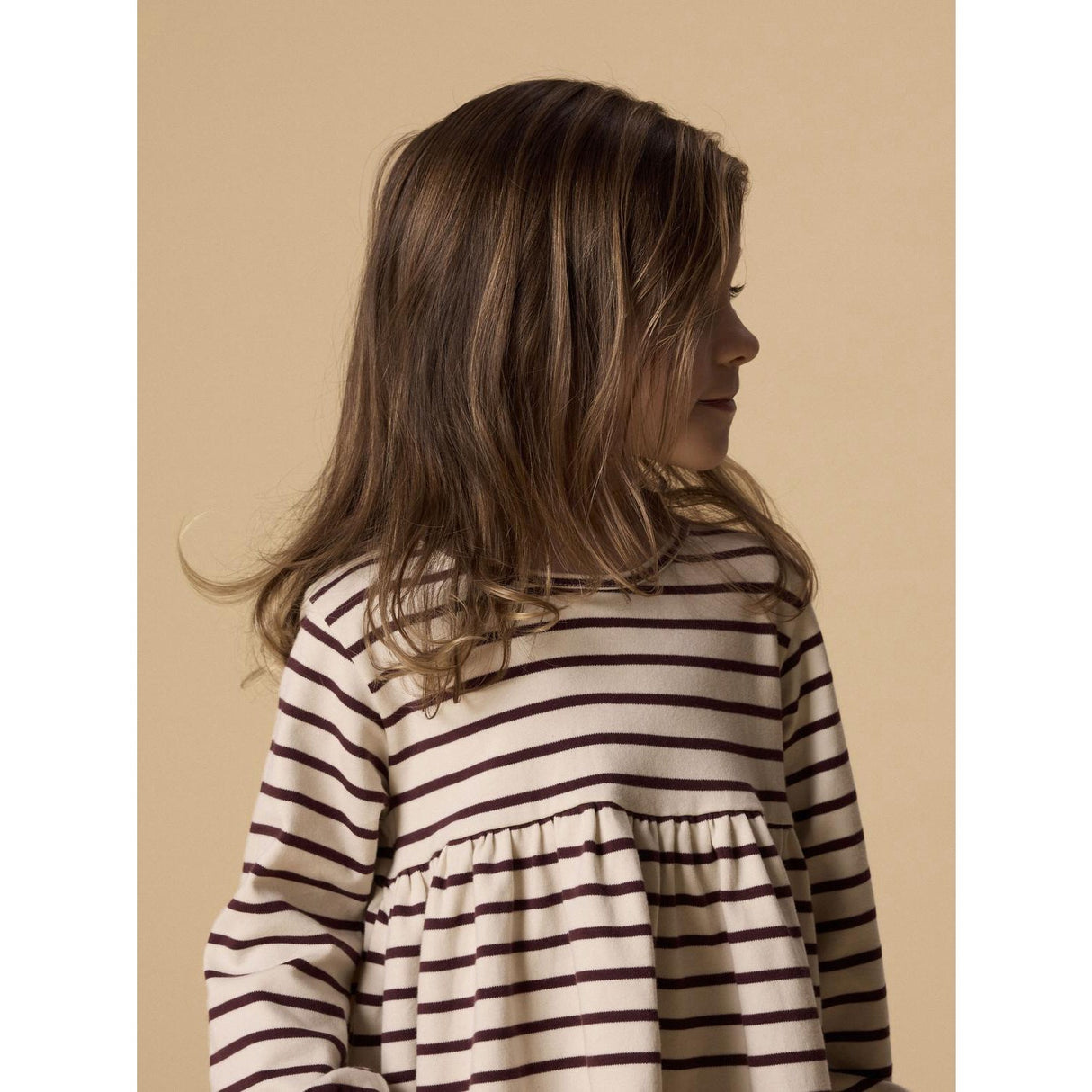 Lil'Atelier Turtledove Catawba Grape Nmflimia Ls Loose Kjole Lil