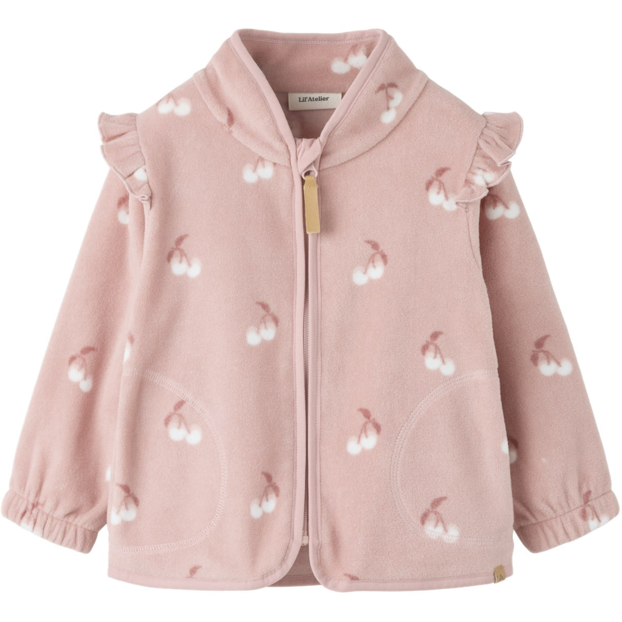 Lil'Atelier Misty Rose Cherry Nmflaspektra Fleece Jakke Fo Lil