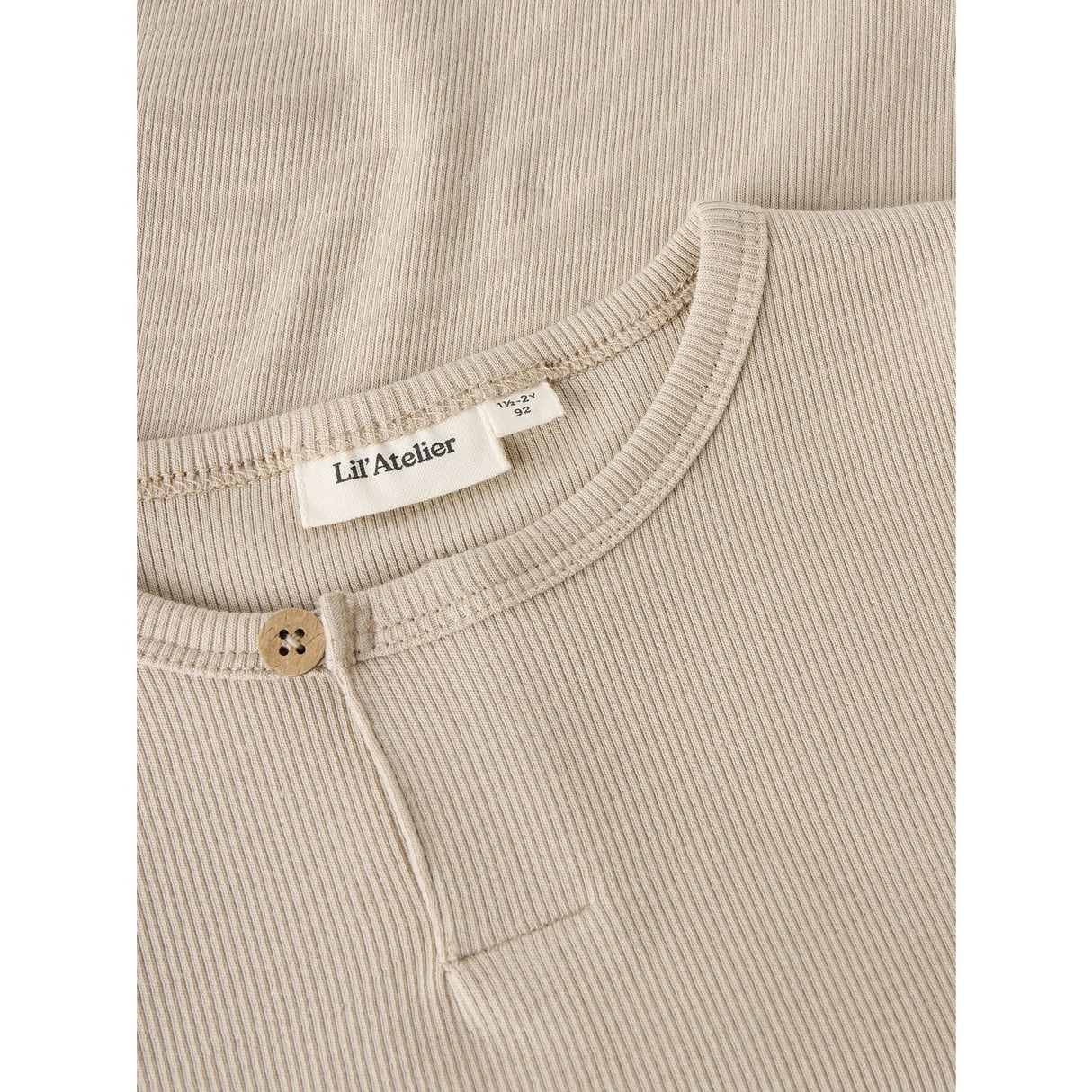 Lil'Atelier Oxford Tan Nmmlago Ls Slim Top Lil