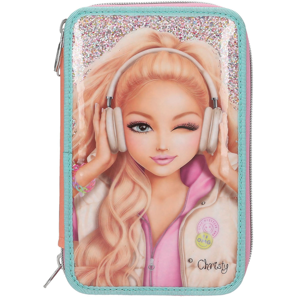 TOPModel Music Triple Pencil Case