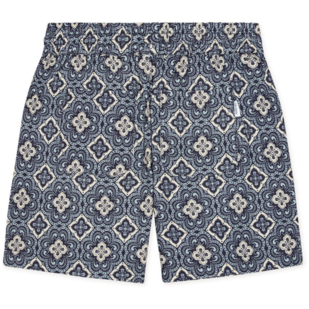 Les Deux Kids Blue Fog Harry Arabesque AOP Shorts