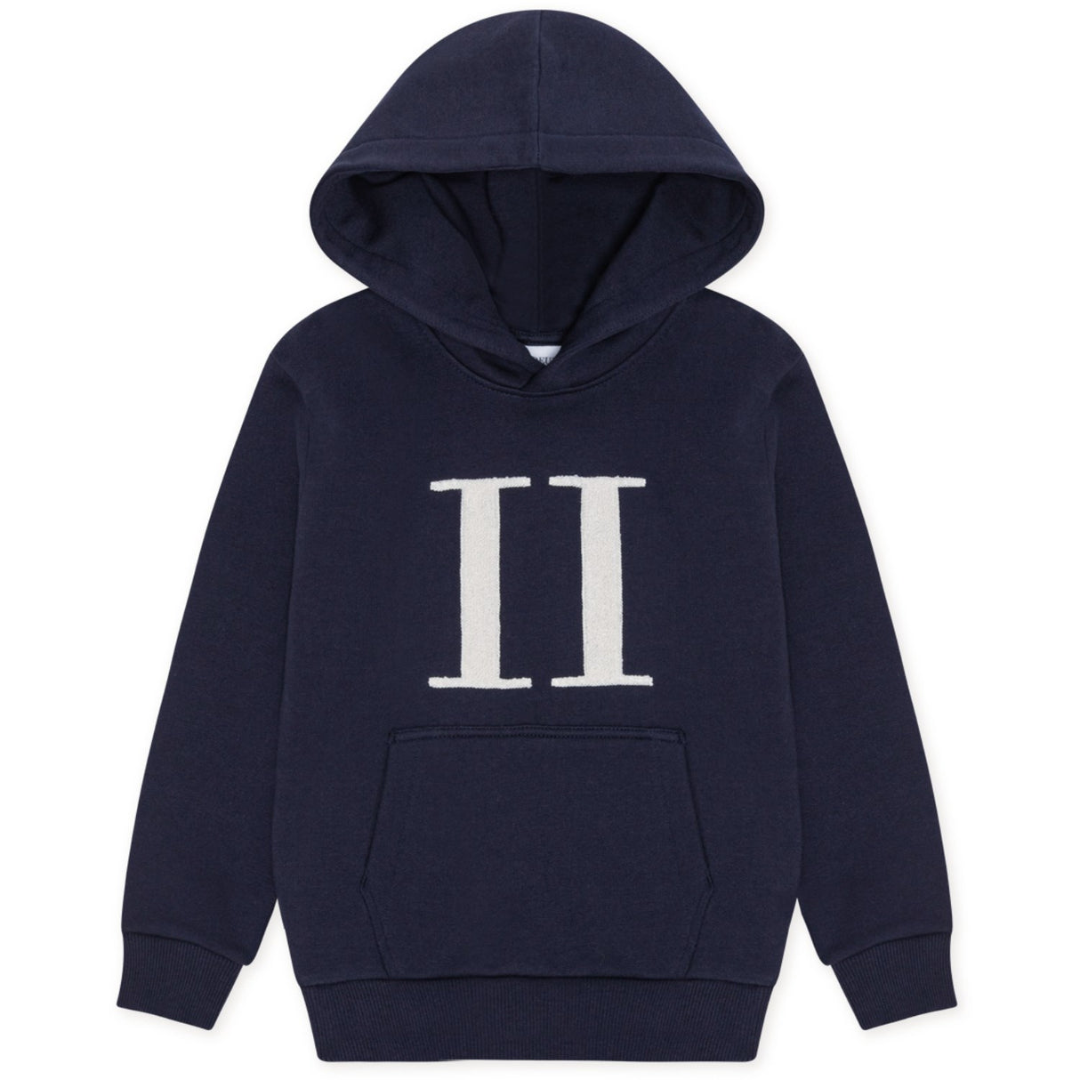 Les Deux Kids Dark Navy Encore Bouclé Hættetrøje