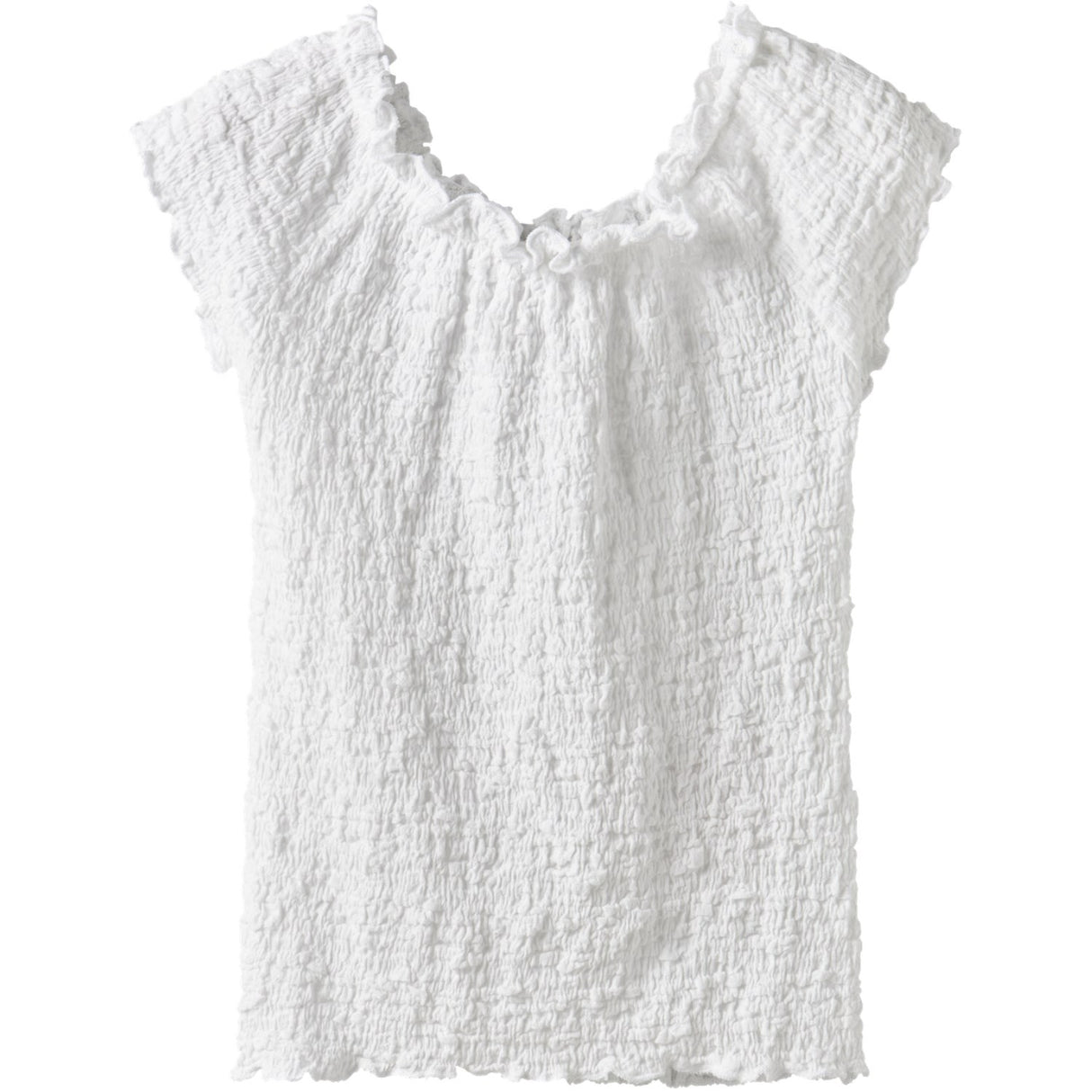 Name It Bright White Nkfhalisse Ss Top Noos