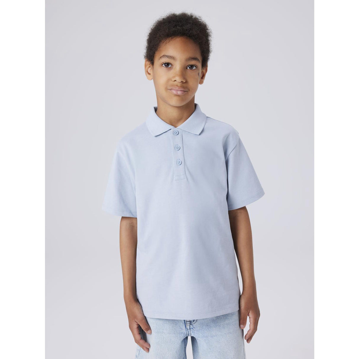 Name It Blue Fog Nkmkally Ss Nreg Polo Noos