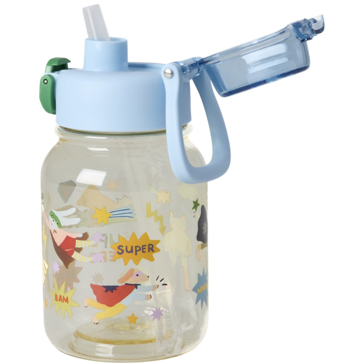 Rice Plastic Kids Drinking Flaske Med Hero Print - 700 Ml