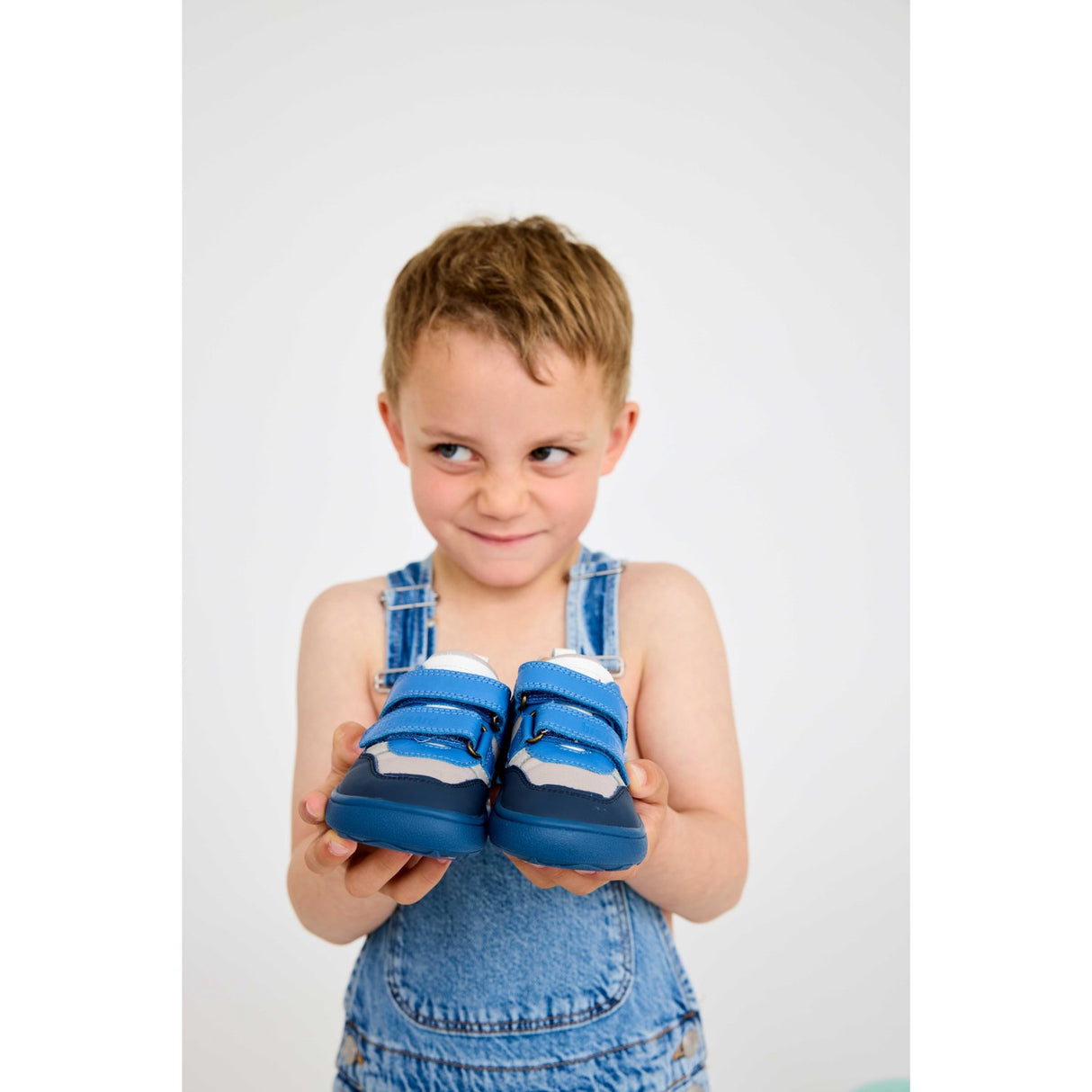 Bisgaard Navy Barefoot Elroy First Step Sko