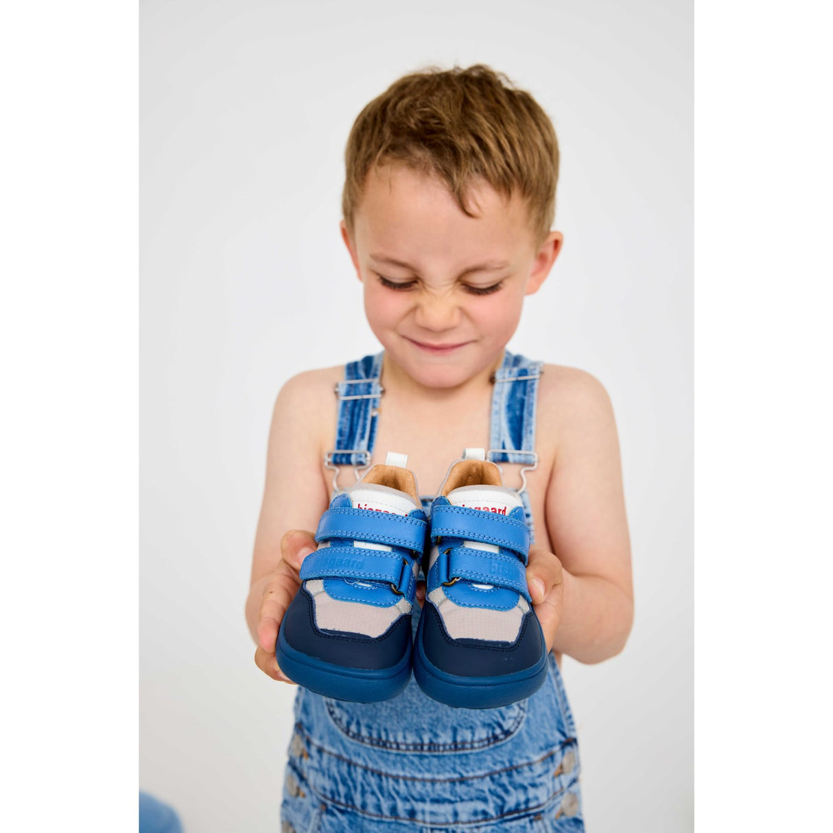 Bisgaard Navy Barefoot Elroy First Step Sko