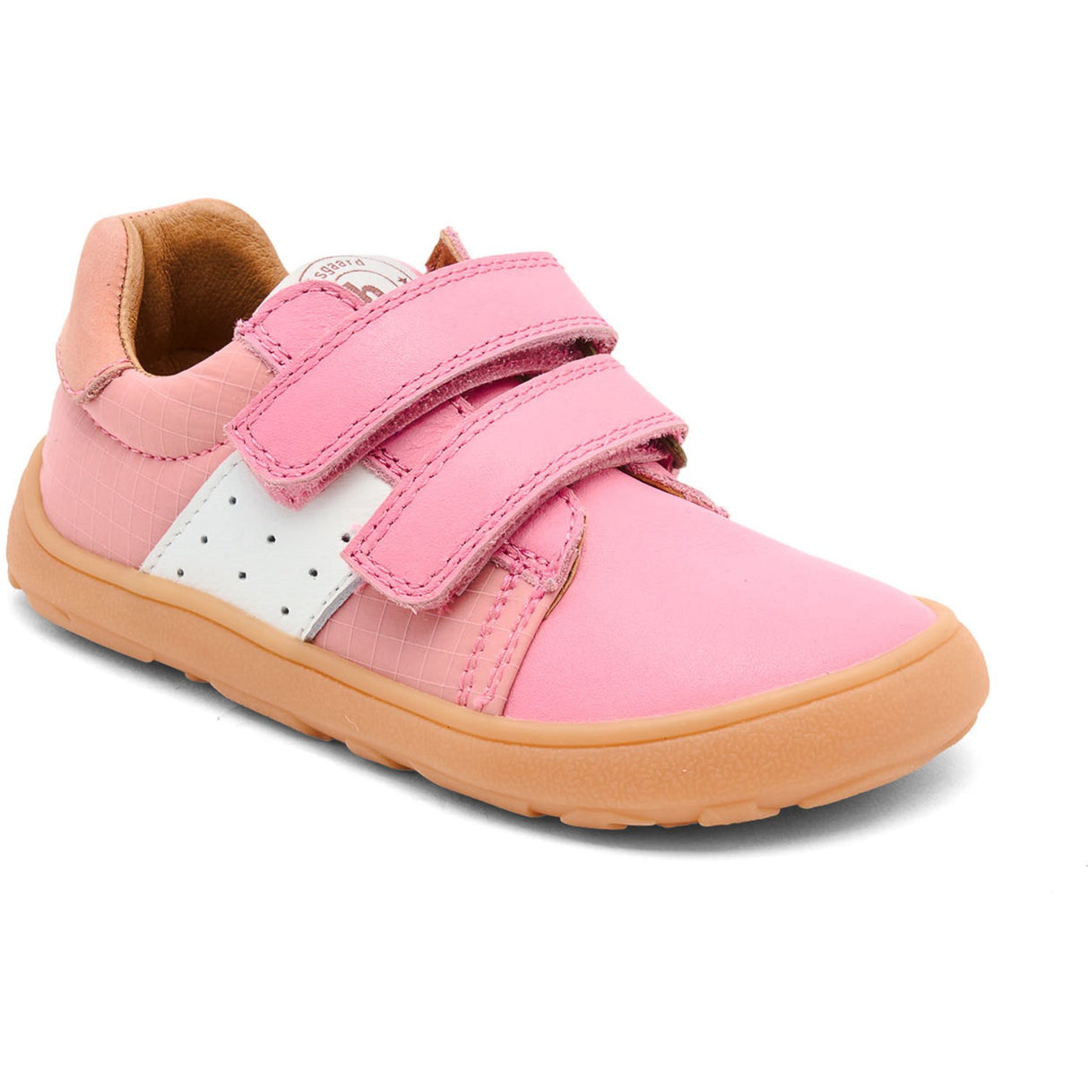 Bisgaard Pink Barefoot Ricco Velcro Sko