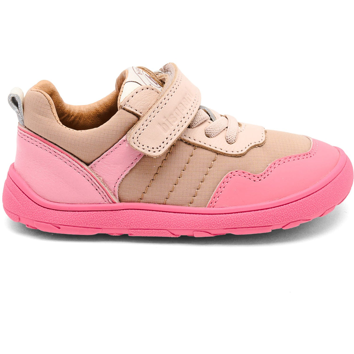 Bisgaard Pink Barefoot Baloo Velcro Sko