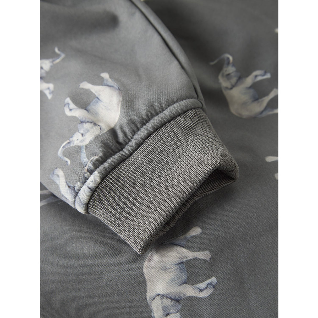 Name It Quiet Shade Elephant Nmmalfa08 Softshell Jakke AOP Fo1