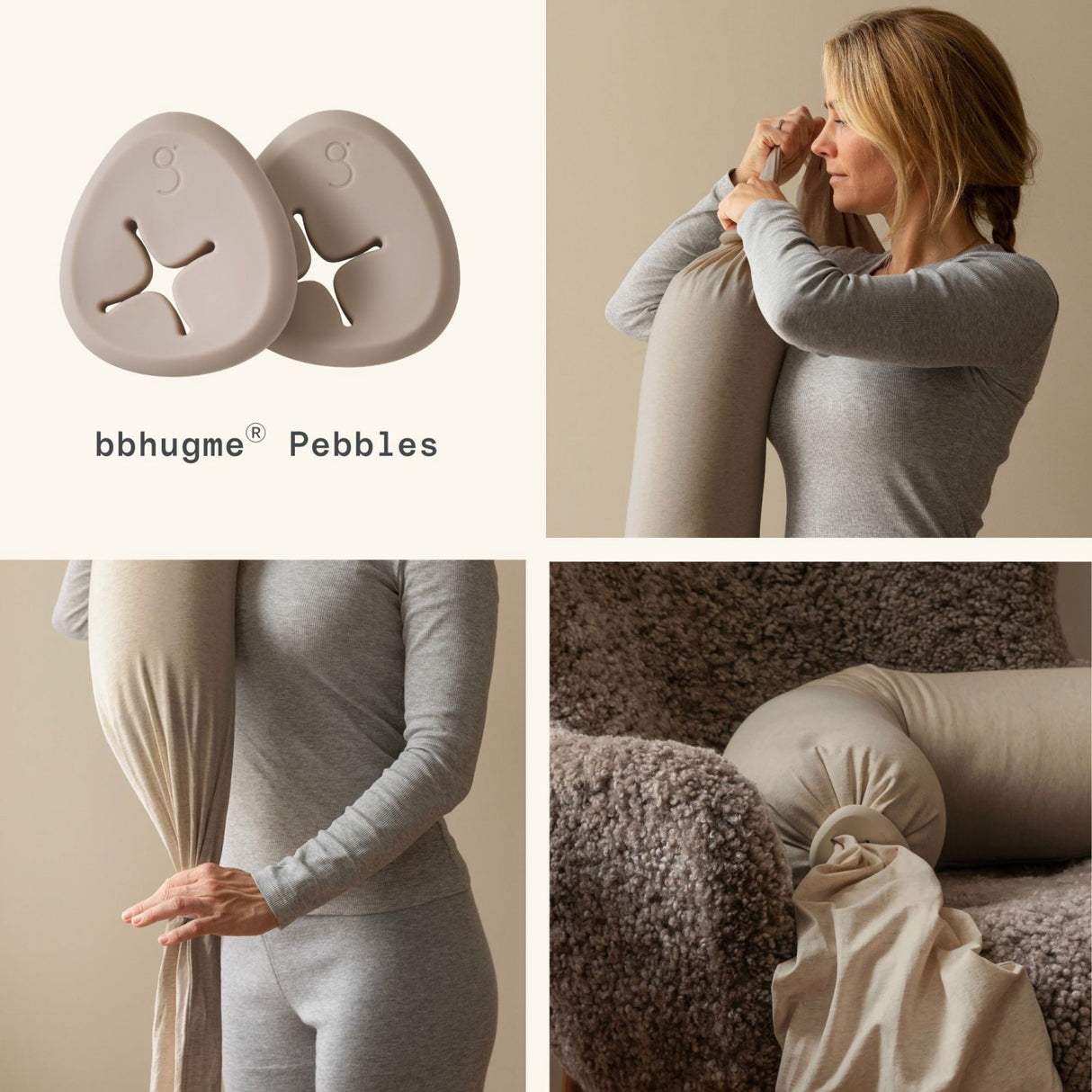 bbhugme Seashell Beige Ammepude