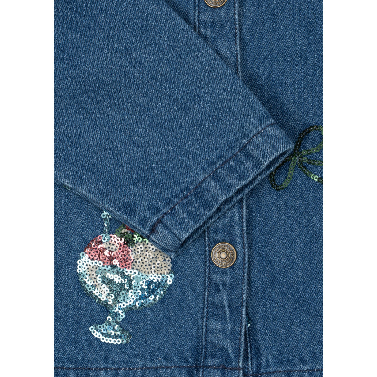 Konges Sløjd Gelato Magot Paliet Denim Jakke Gots