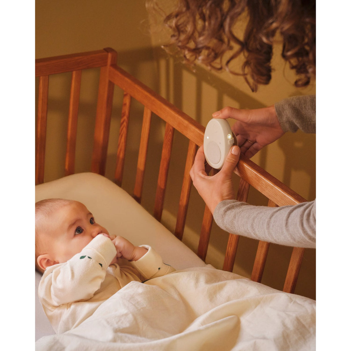Moonboon Cream White Baby Alarm