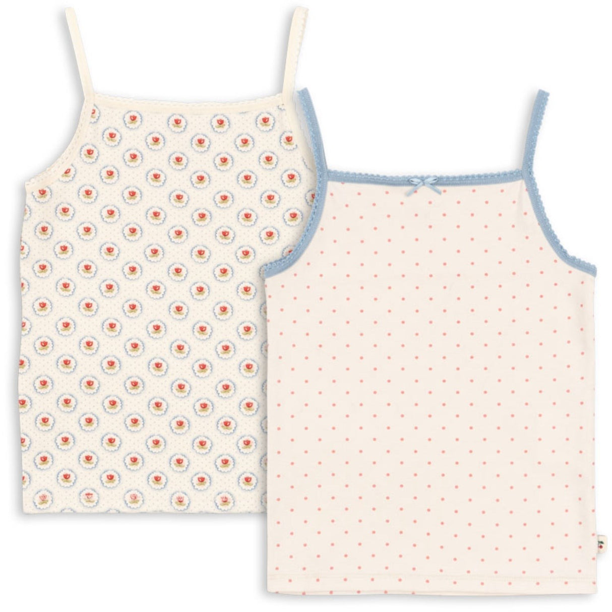 Konges Sløjd Pirouette Dot/Mirage Basic 2 Pak Strop Tops Gots