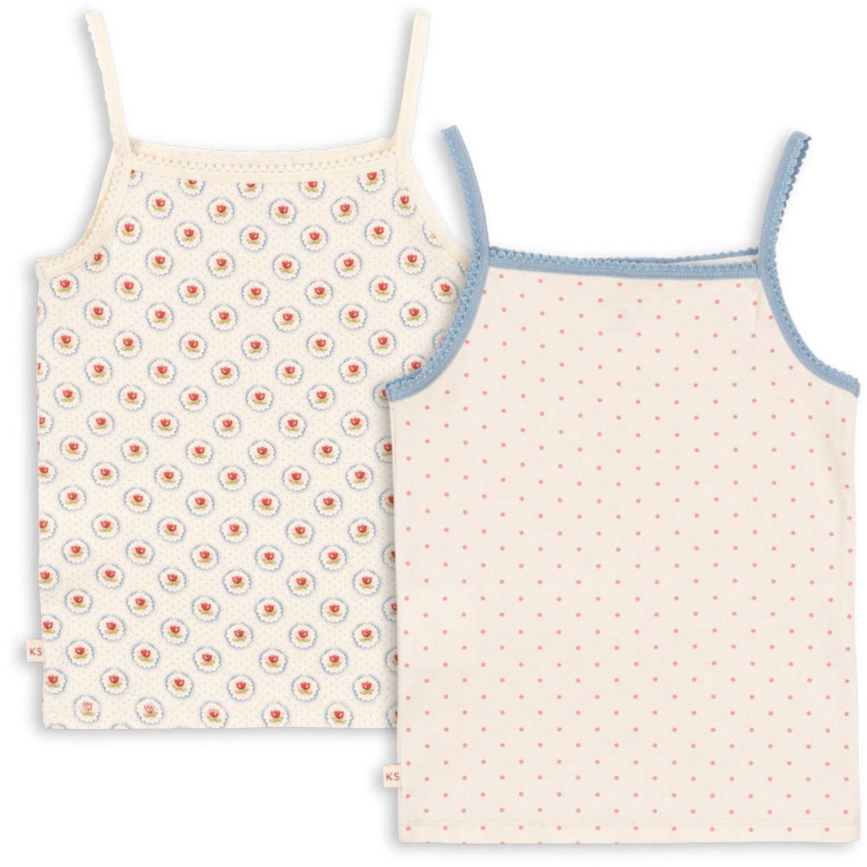 Konges Sløjd Pirouette Dot/Mirage Basic 2 Pak Strop Tops Gots
