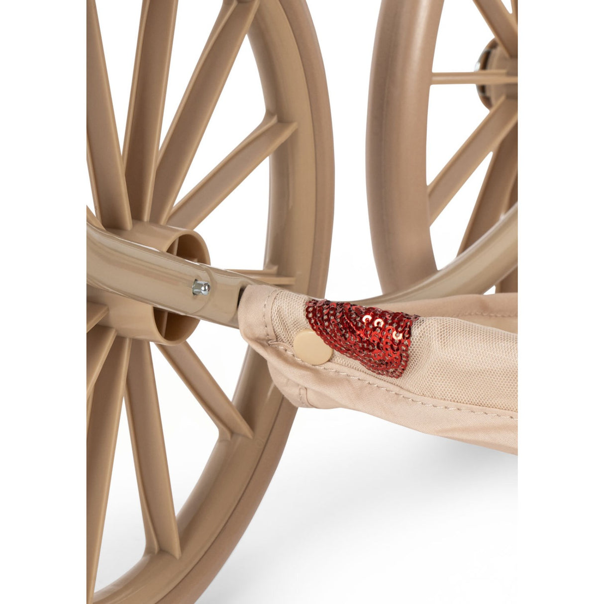 Konges Sløjd Strawberry Minnie Tyl Dukke Klapvogn