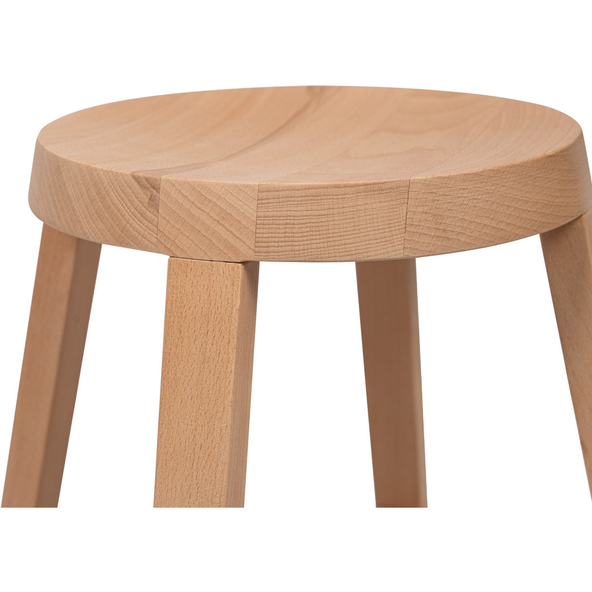 Curve Lab Beech Monarchy Rocking Stool
