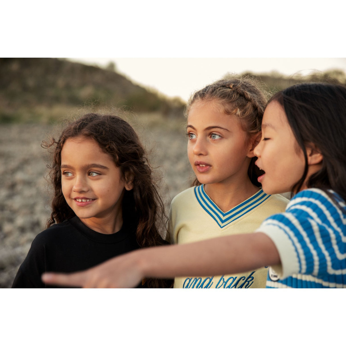 Mini Rodini Yellow To The Moon Emb Sweatshirt