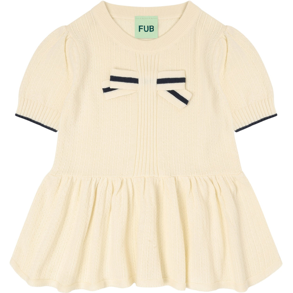 FUB Ecru Sløjfe Top