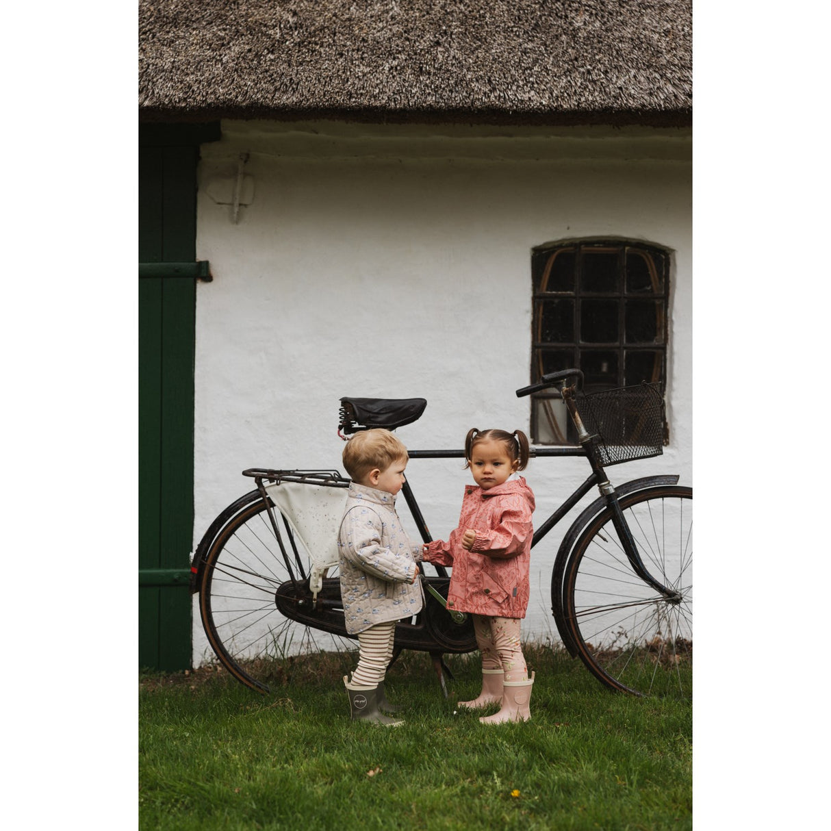 Petit Piao Oxford Tan Boat AOP PPEver Thermo Jakke