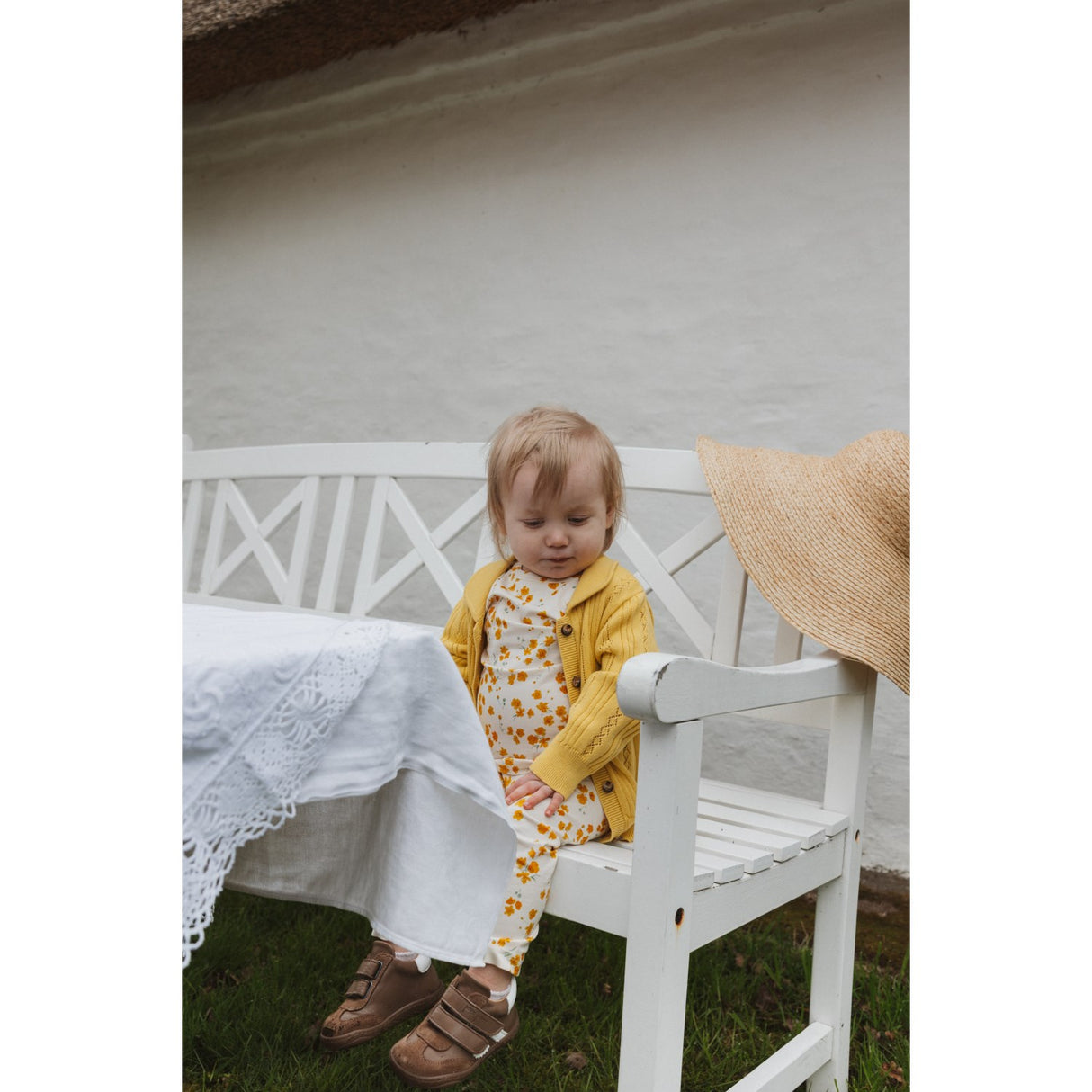 Petit Piao Eggnog Buttercup Aop Ppsun S_S Tee