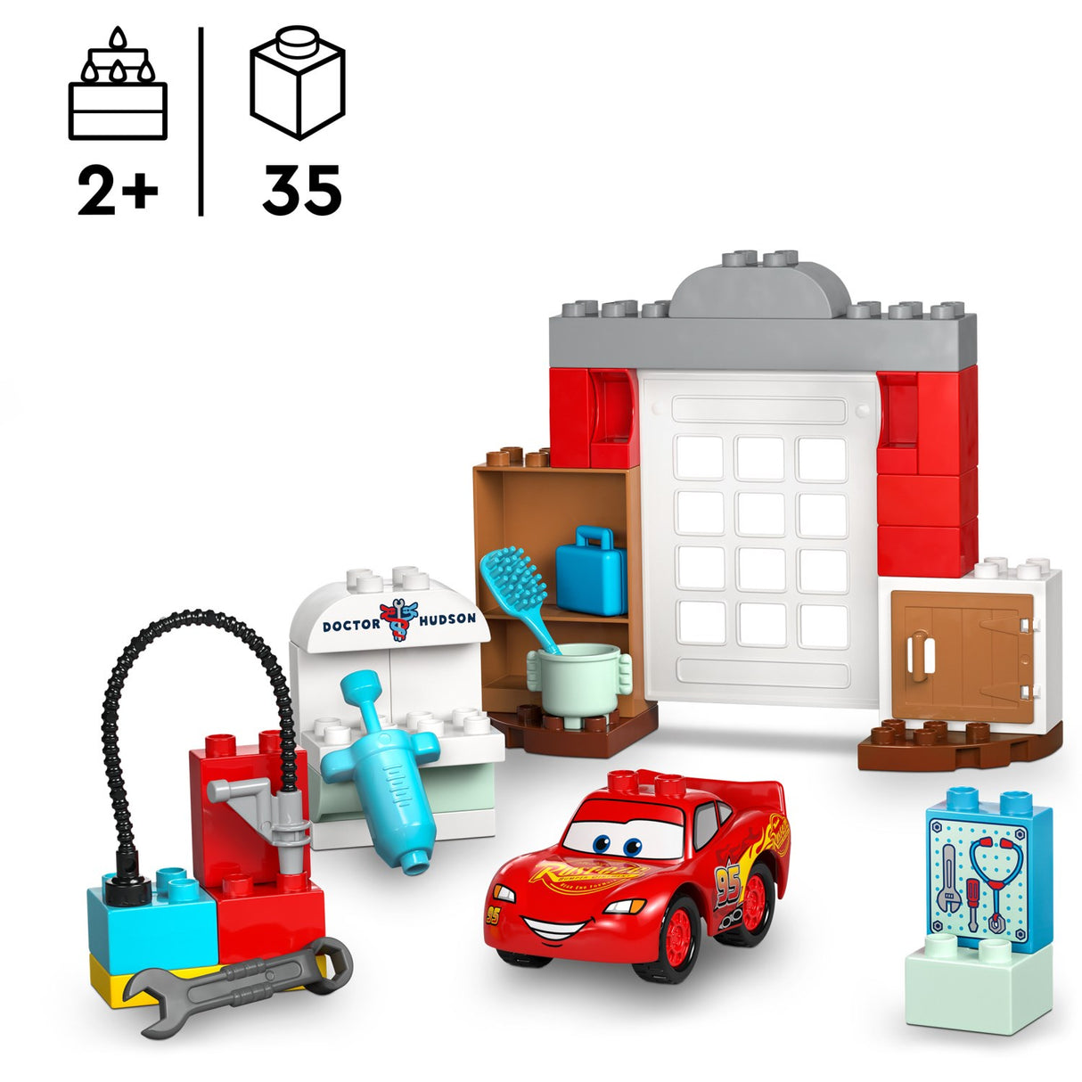 LEGO® DUPLO Disney TM - Lynet McQueens Besøg I Docs Værksted 10456